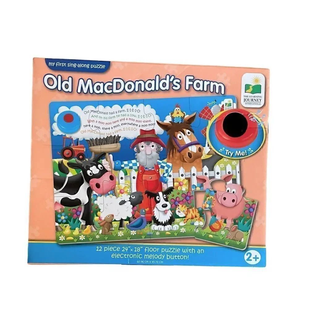 The Learning Journey “Old MacDonald Had a Farm” Kids Sing Along Puzzle